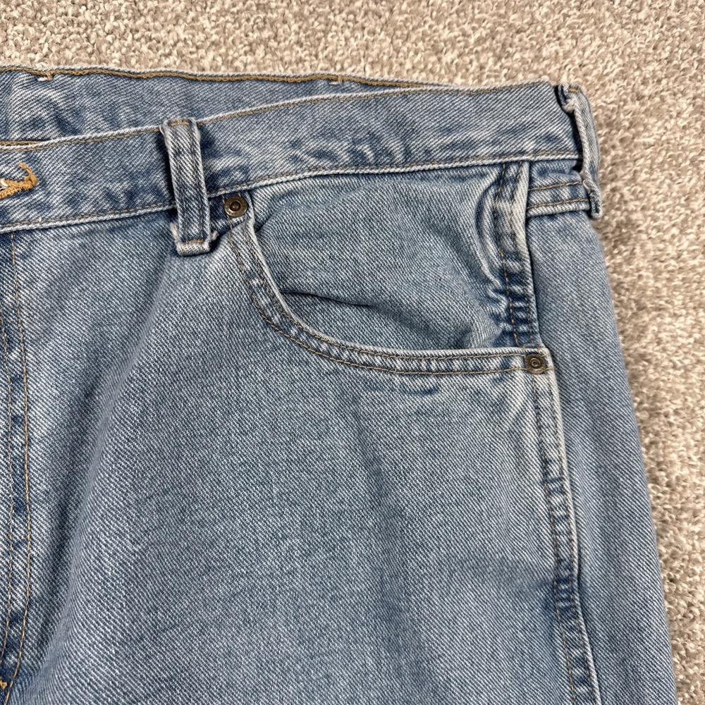 Wrangler Blues Men's Bootcut Jeans 40x30 Blue Denim Classic Cotton Casual - Picture 7 of 13